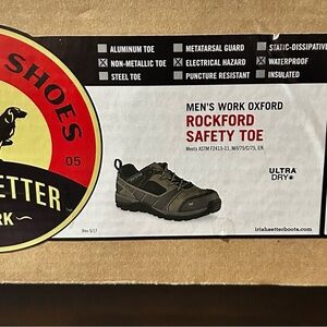 Irish Setter Men's Rockford Safety Toe Oxfords - Brown